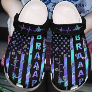 Snowmobile Personalize Clog Custom Crocs Fashionstyle Comfortable For Women Men Kid Print 3D Heart Beat