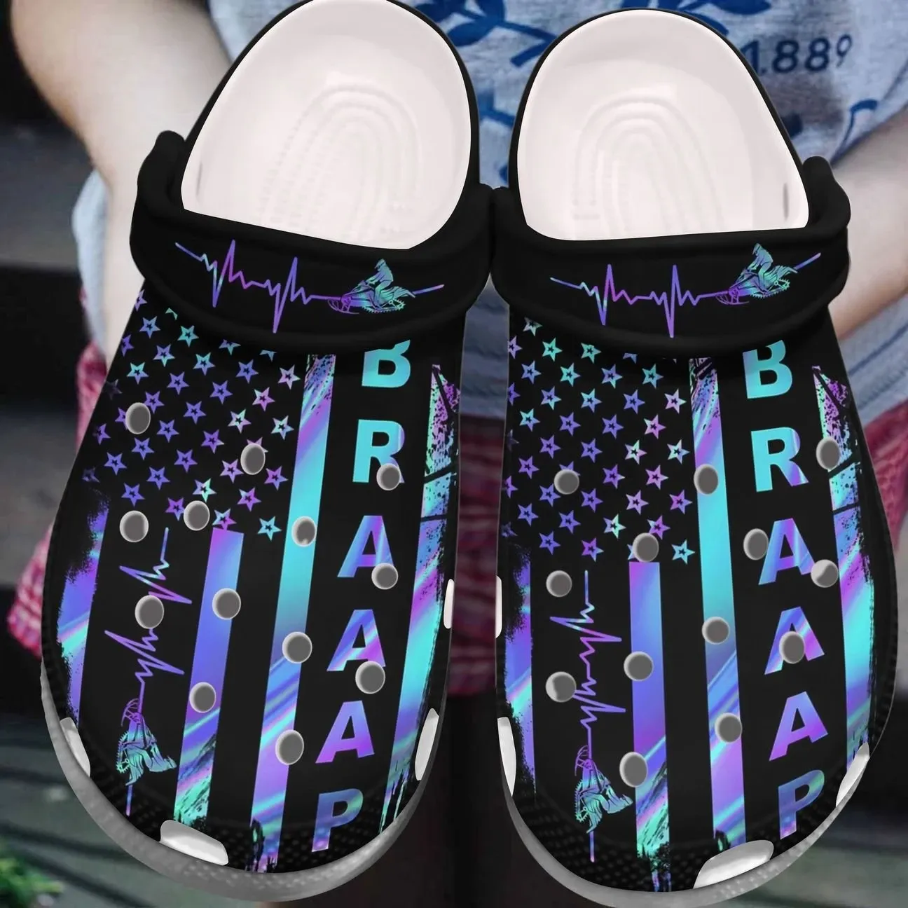Snowmobile Personalize Clog Custom Crocs Fashionstyle Comfortable For Women Men Kid Print 3D Heart Beat Snowmobile Personalize Clog Custom Crocs Fashionstyle Comfortable For Women Men Kid Print 3D Heart Beat