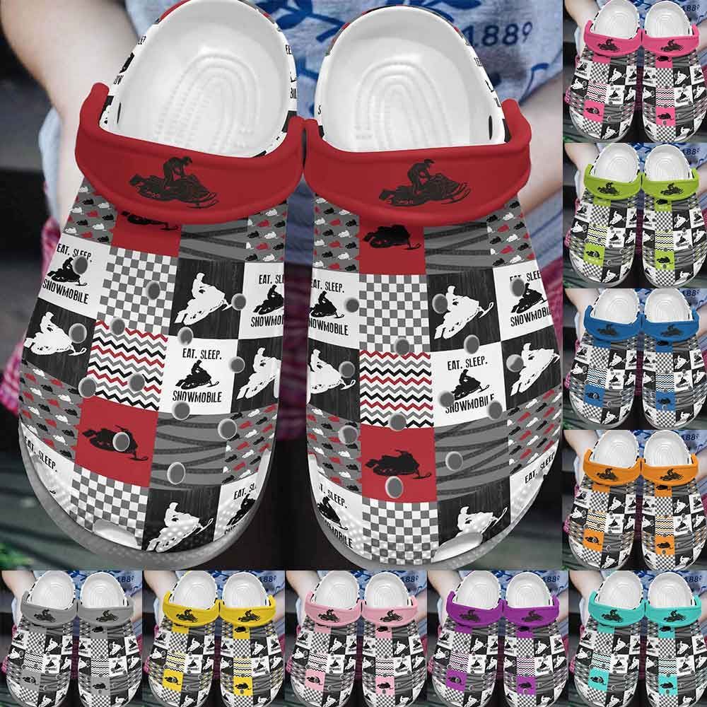 Snowmobile Personalize Clog Custom Crocs Fashionstyle Comfortable For Women Men Kid Print 3D Whitesole Love Snowmobile Snowmobile Personalize Clog Custom Crocs Fashionstyle Comfortable For Women Men Kid Print 3D Whitesole Love Snowmobile