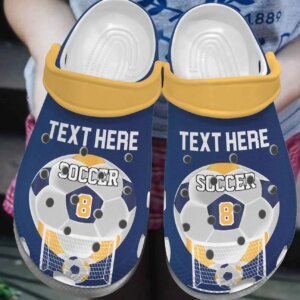 Soccer 3 Personalized Clog Custom Crocs Comfortablefashion Style Comfortable For Women Men Kid Print 3D