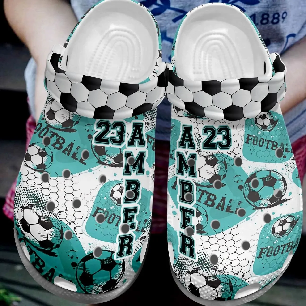 Soccer Personalize Clog Custom Crocs Fashionstyle Comfortable For Women Men Kid Print 3D 8 Colors Soccer Personalize Clog Custom Crocs Fashionstyle Comfortable For Women Men Kid Print 3D 8 Colors