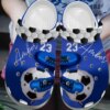Soccer Personalize Clog Custom Crocs Fashionstyle Comfortable For Women Men Kid Print 3D Blue Soccer