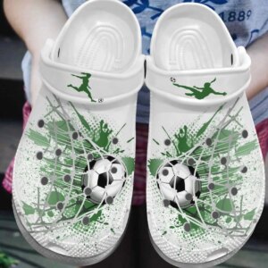 Soccer Personalize Clog Custom Crocs Fashionstyle Comfortable For Women Men Kid Print 3D Goal Scoring