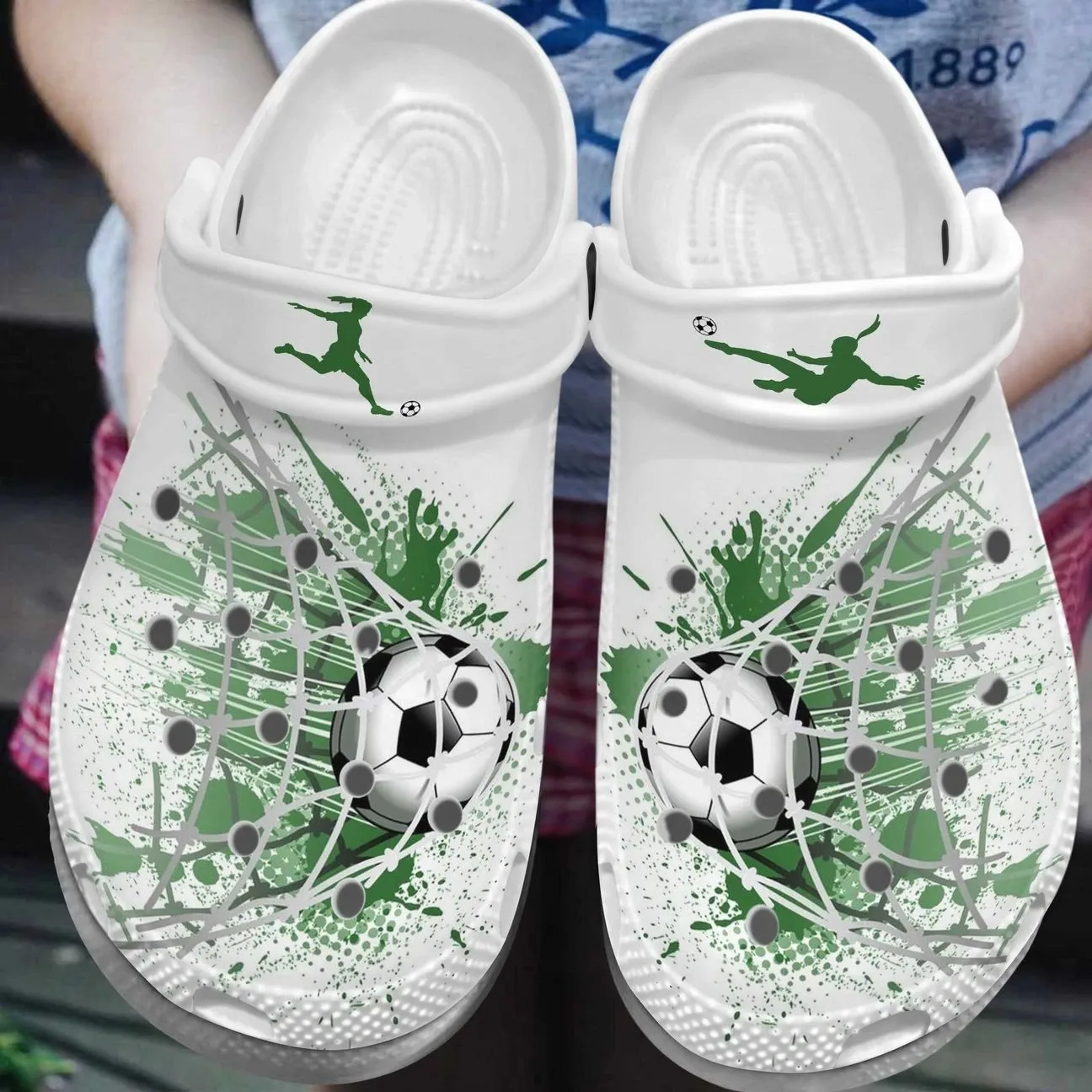 Soccer Personalize Clog Custom Crocs Fashionstyle Comfortable For Women Men Kid Print 3D Goal Scoring Soccer Personalize Clog Custom Crocs Fashionstyle Comfortable For Women Men Kid Print 3D Goal Scoring
