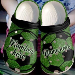 Soccer Personalize Clog Custom Crocs Fashionstyle Comfortable For Women Men Kid Print 3D Personalized All Eyes On Me