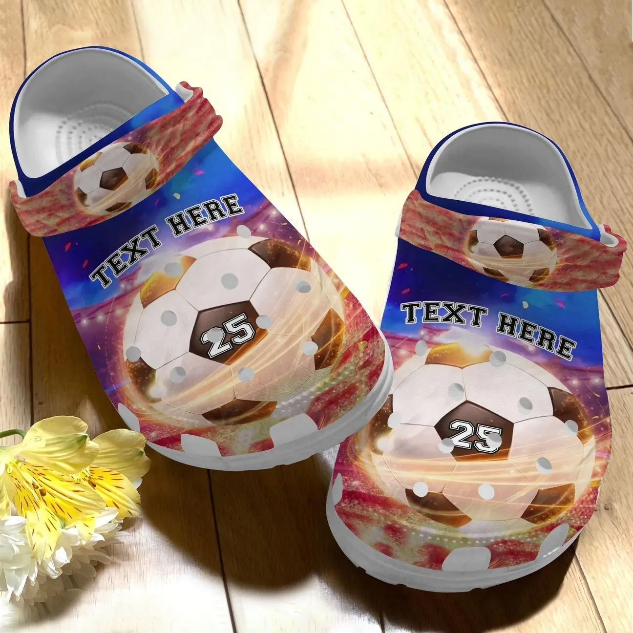 Soccer Personalize Clog Custom Crocs Fashionstyle Comfortable For Women Men Kid Print 3D Personalized Cool Soccer Player Soccer Personalize Clog Custom Crocs Fashionstyle Comfortable For Women Men Kid Print 3D Personalized Cool Soccer Player
