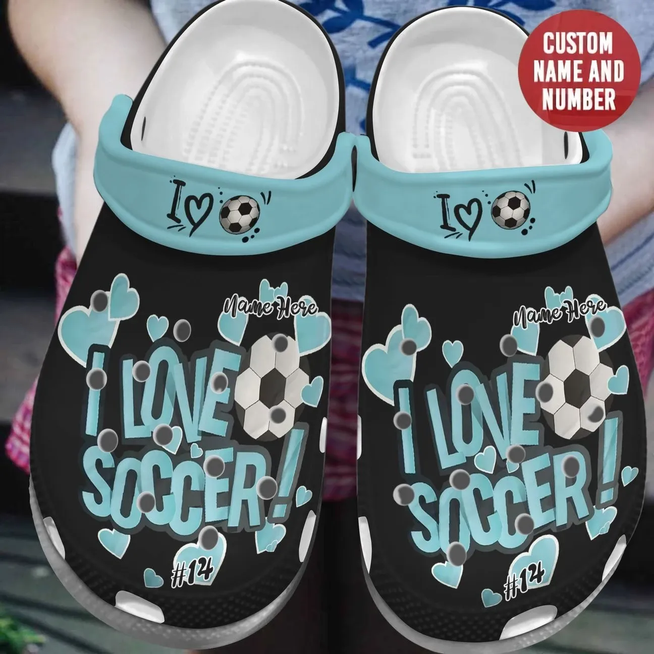 Soccer Personalize Clog Custom Crocs Fashionstyle Comfortable For Women Men Kid Print 3D Personalized Soccer Fan Soccer Personalize Clog Custom Crocs Fashionstyle Comfortable For Women Men Kid Print 3D Personalized Soccer Fan