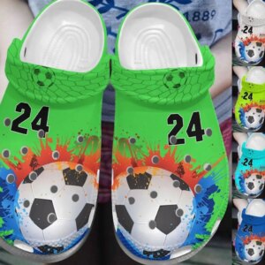 Soccer Personalize Clog Custom Crocs Fashionstyle Comfortable For Women Men Kid Print 3D To The Ball Personalized