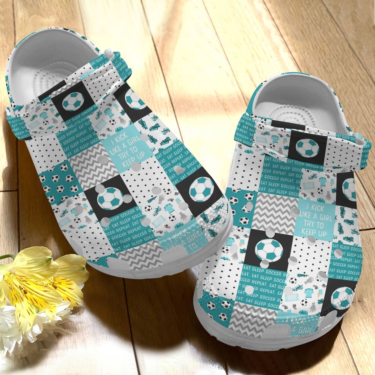Soccer Personalize Clog Custom Crocs Fashionstyle Comfortable For Women Men Kid Print 3D Try To Keep Up Soccer Personalize Clog Custom Crocs Fashionstyle Comfortable For Women Men Kid Print 3D Try To Keep Up