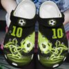 Soccer Personalized Clog Custom Crocs Comfortablefashion Style Comfortable For Women Men Kid Print 3D 1
