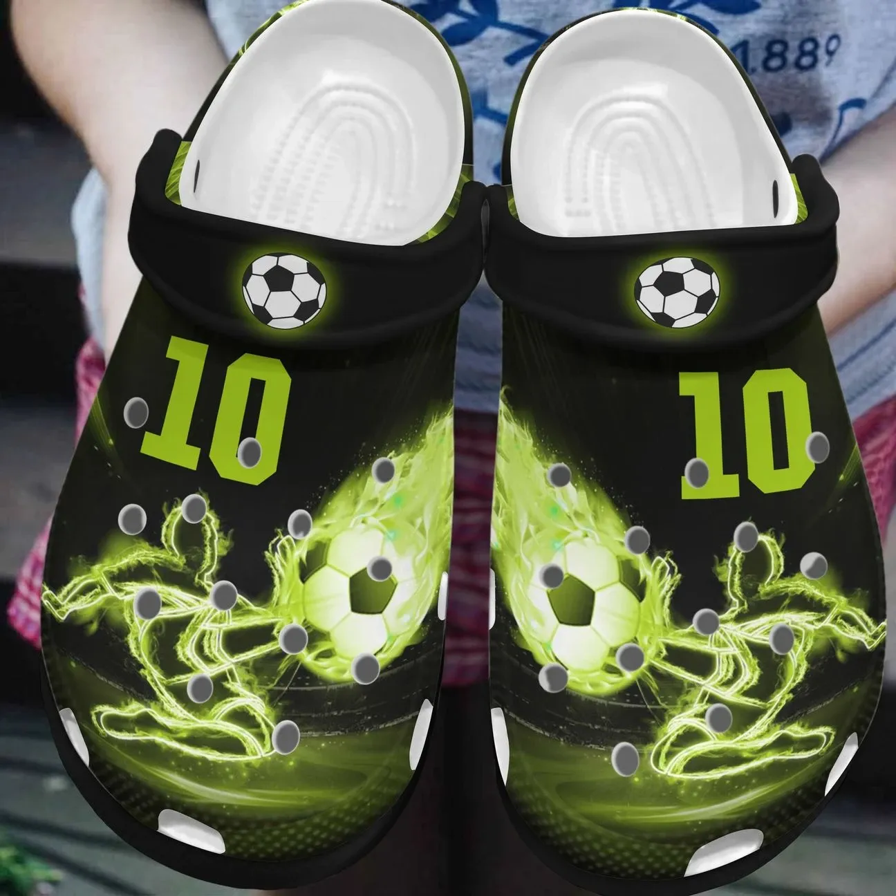 Soccer Personalized Clog Custom Crocs Comfortablefashion Style Comfortable For Women Men Kid Print 3D 1 Soccer Personalized Clog Custom Crocs Comfortablefashion Style Comfortable For Women Men Kid Print 3D 1