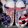 Soccer Personalized Clog Custom Crocs Comfortablefashion Style Comfortable For Women Men Kid Print 3D American Soccer
