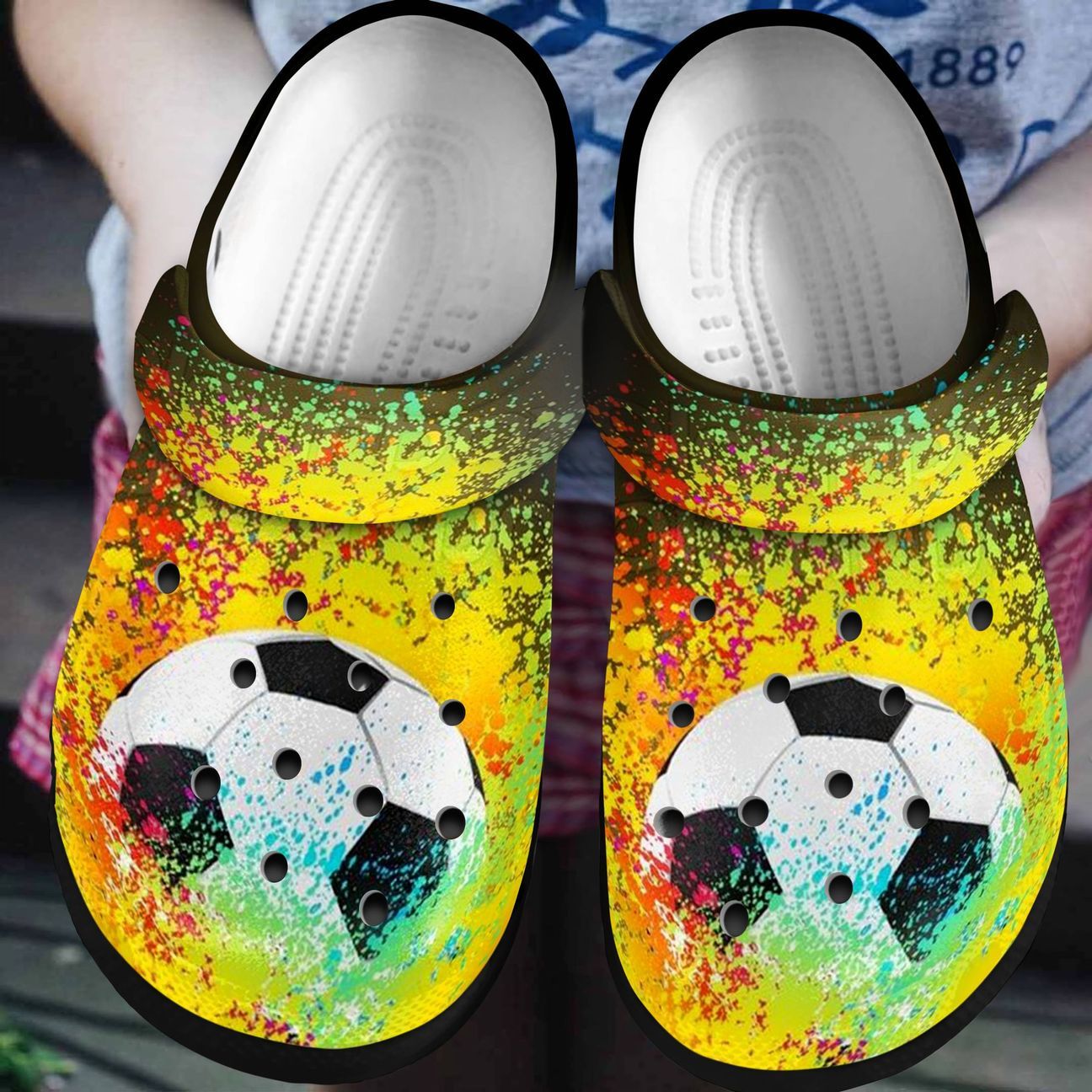 Soccer Personalized Clog Custom Crocs Comfortablefashion Style Comfortable For Women Men Kid Print 3D Love Soccer Soccer Personalized Clog Custom Crocs Comfortablefashion Style Comfortable For Women Men Kid Print 3D Love Soccer