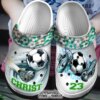 Soccer Personalized Clog Custom Crocs Comfortablefashion Style Comfortable For Women Men Kid Print 3D Play Soccer