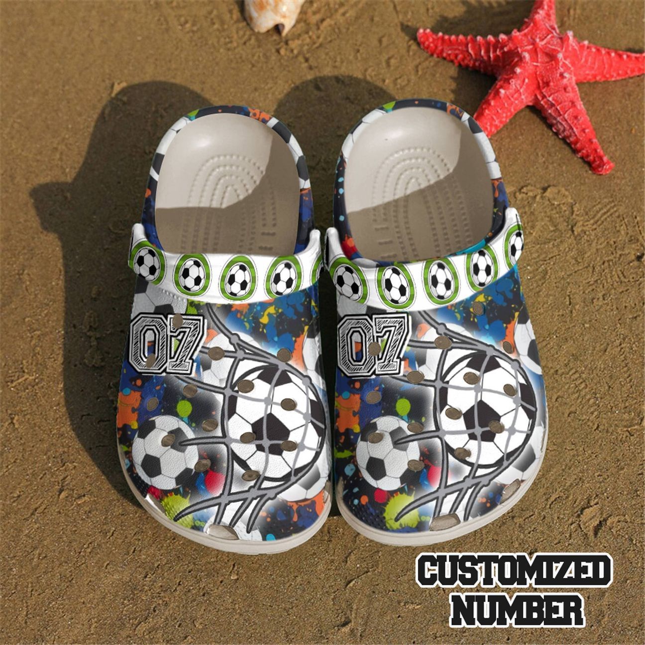 Soccer Personalized Clog Custom Crocs Comfortablefashion Style Comfortable For Women Men Kid Print 3D Score A Goal Soccer Personalized Clog Custom Crocs Comfortablefashion Style Comfortable For Women Men Kid Print 3D Score A Goal