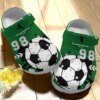 Soccer Personalized Clog Custom Crocs Comfortablefashion Style Comfortable For Women Men Kid Print 3D Soccer All Color Series