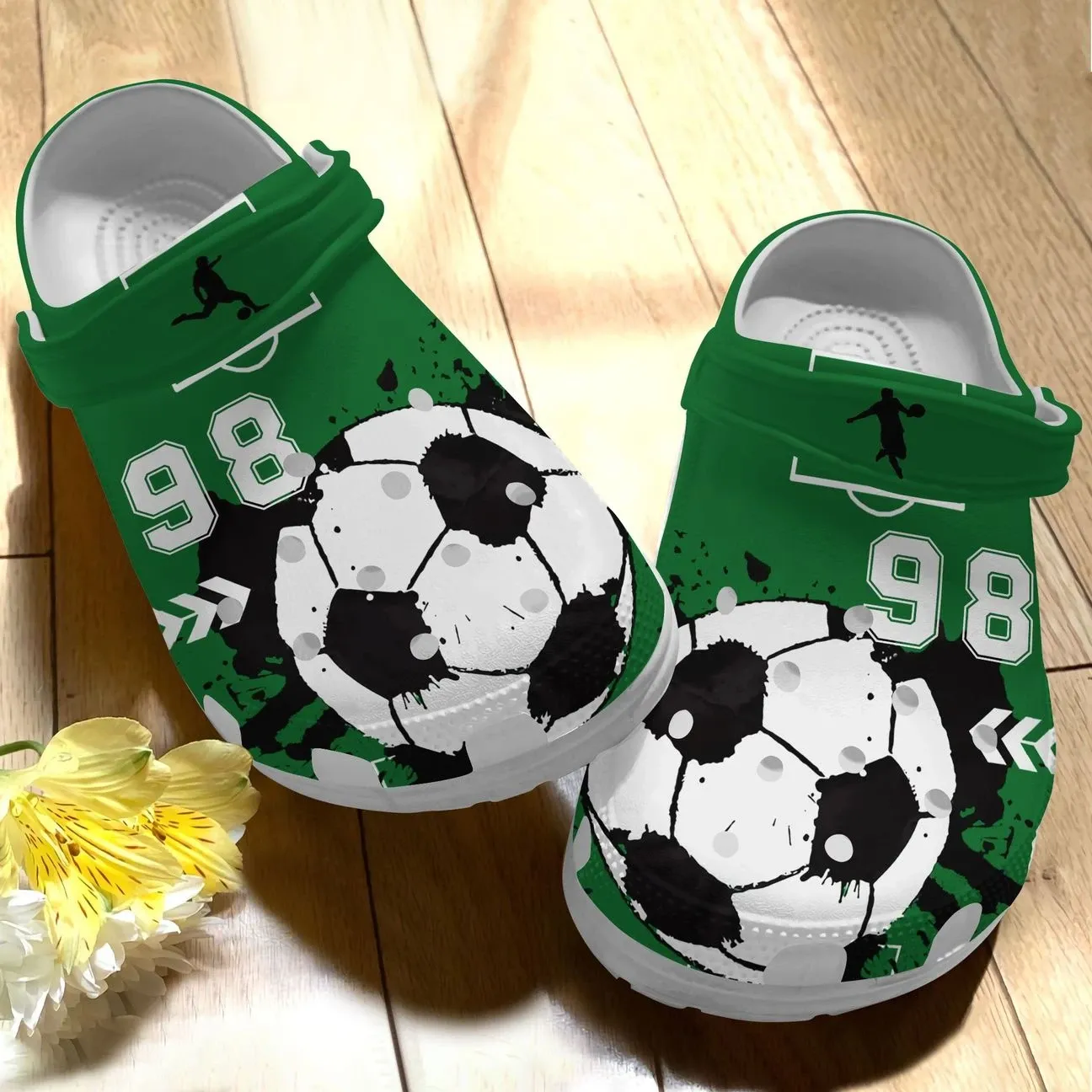 Soccer Personalized Clog Custom Crocs Comfortablefashion Style Comfortable For Women Men Kid Print 3D Soccer All Color Series Soccer Personalized Clog Custom Crocs Comfortablefashion Style Comfortable For Women Men Kid Print 3D Soccer All Color Series