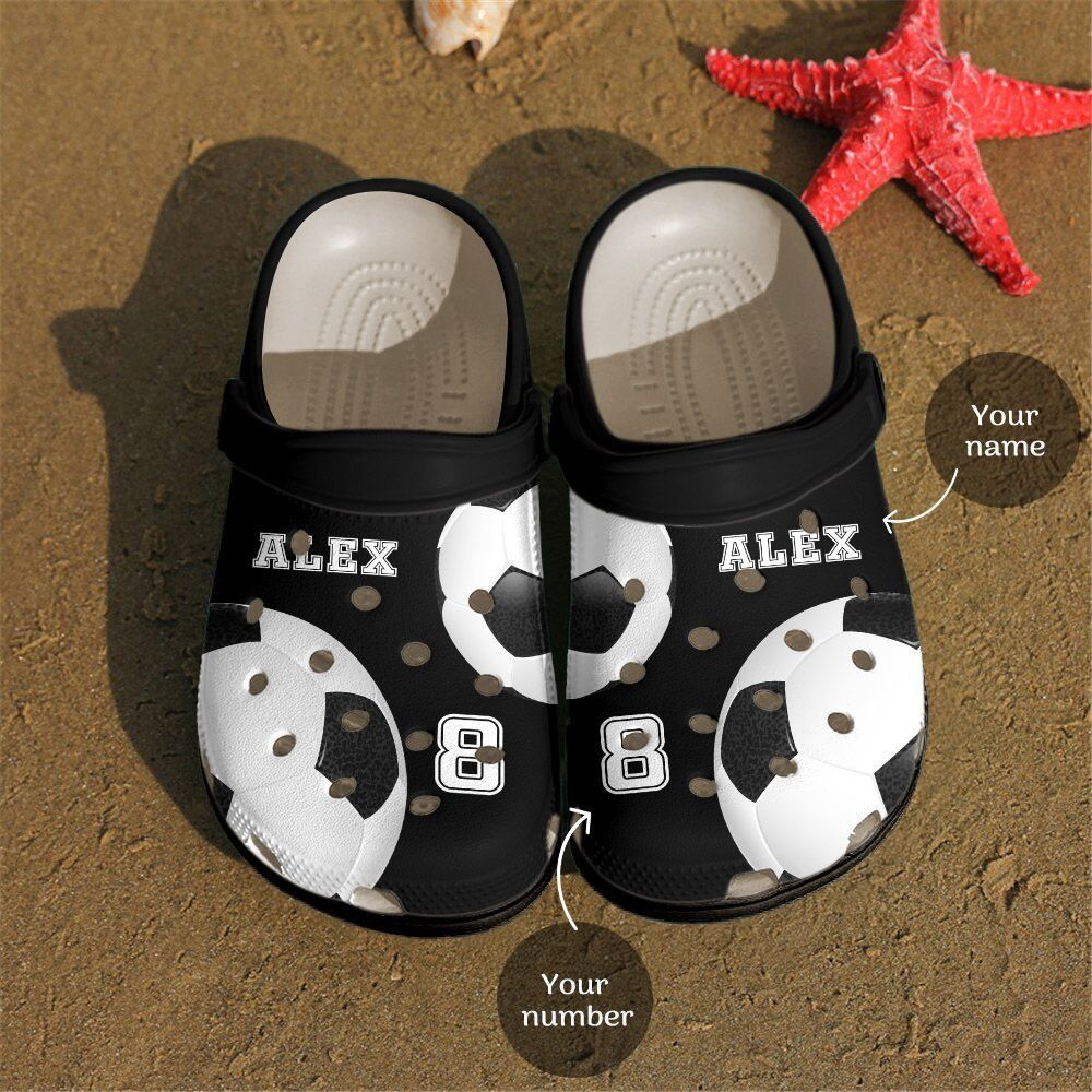Soccer Personalized Clog Custom Crocs Comfortablefashion Style Comfortable For Women Men Kid Print 3D Soccer Fan Soccer Personalized Clog Custom Crocs Comfortablefashion Style Comfortable For Women Men Kid Print 3D Soccer Fan