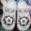 Soccer Personalized Clog Custom Crocs Comfortablefashion Style Comfortable For Women Men Kid Print 3D White Bricks