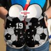 Soccer Personalized Lover Sku 2256 Crocs Crocband Clog Comfortable For Mens Womens Classic Clog Water Shoes