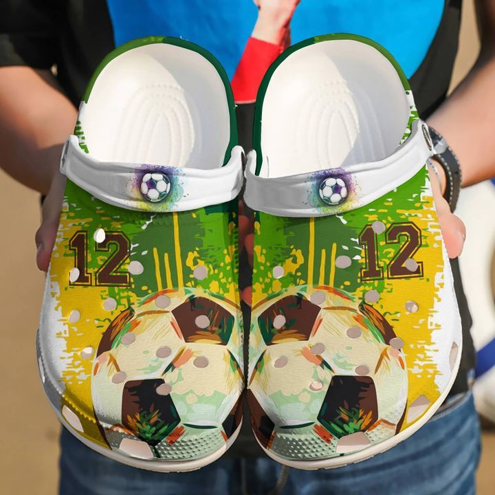 Soccer Personalized Player Sku 2260 Crocs Crocband Clog Comfortable For Mens Womens Classic Clog Water Shoes Soccer Personalized Player Sku 2260 Crocs Crocband Clog Comfortable For Mens Womens Classic Clog Water Shoes