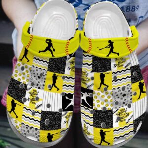 Softball Crocs Clog Classic Clog Dirt & Bling Shoes