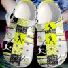 Softball Personalize Clog Custom Crocs Fashionstyle Comfortable For Women Men Kid Print 3D Eat Sleep Softball