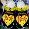 Softball Personalize Clog Custom Crocs Fashionstyle Comfortable For Women Men Kid Print 3D My Heart