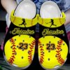 Softball Personalize Clog Custom Crocs Fashionstyle Comfortable For Women Men Kid Print 3D Softball Lover
