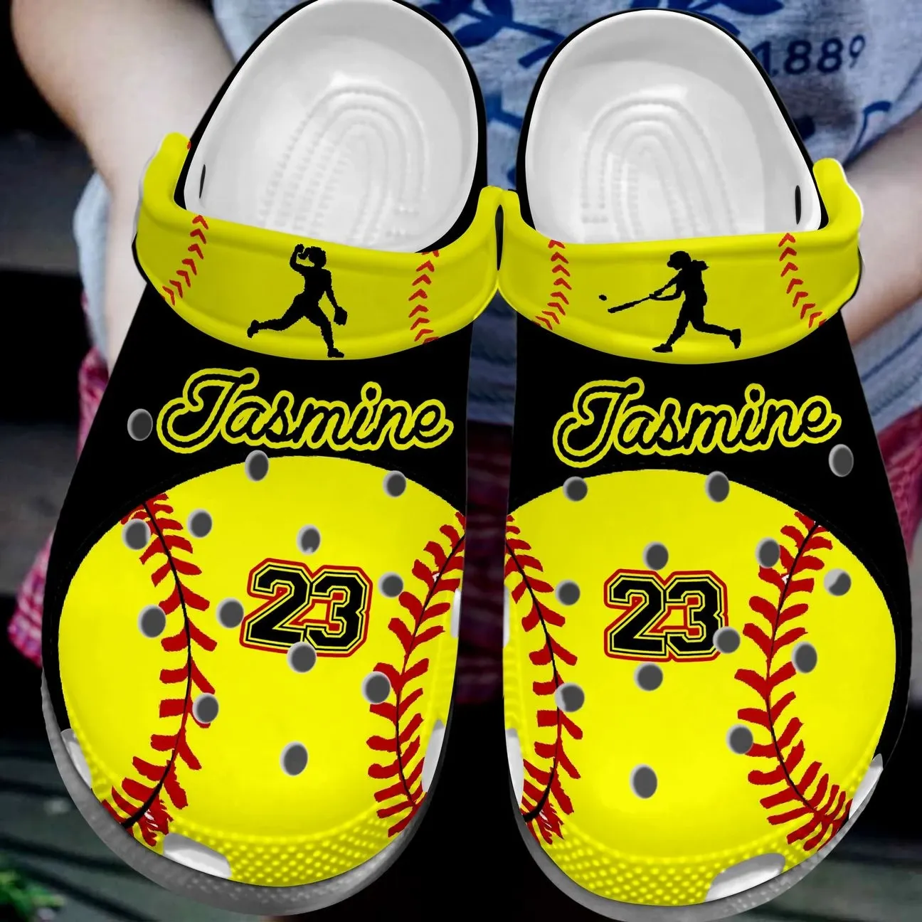 Softball Personalize Clog Custom Crocs Fashionstyle Comfortable For Women Men Kid Print 3D Softball Lover Q Softball Personalize Clog Custom Crocs Fashionstyle Comfortable For Women Men Kid Print 3D Softball Lover Q