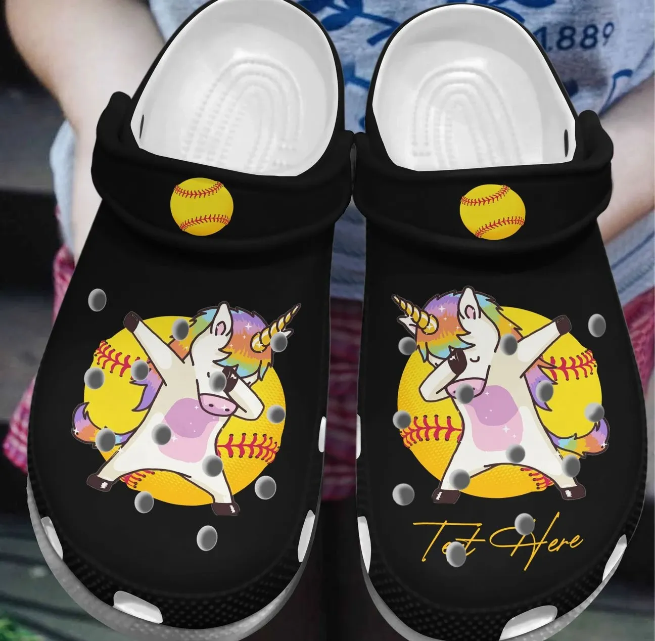 Softball Personalize Clog Custom Crocs Fashionstyle Comfortable For Women Men Kid Print 3D Unicorn Softball Softball Personalize Clog Custom Crocs Fashionstyle Comfortable For Women Men Kid Print 3D Unicorn Softball