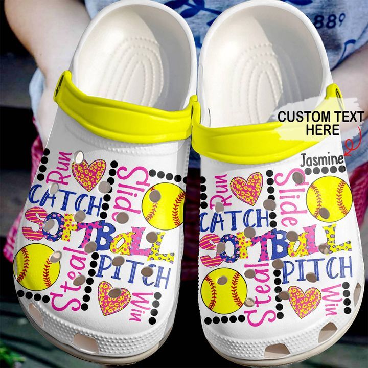 Softball Personalized Catch And Steal Sku 2298 Crocs Crocband Clog Comfortable For Mens Womens Classic Clog Water Shoes Softball Personalized Catch And Steal Sku 2298 Crocs Crocband Clog Comfortable For Mens Womens Classic Clog Water Shoes