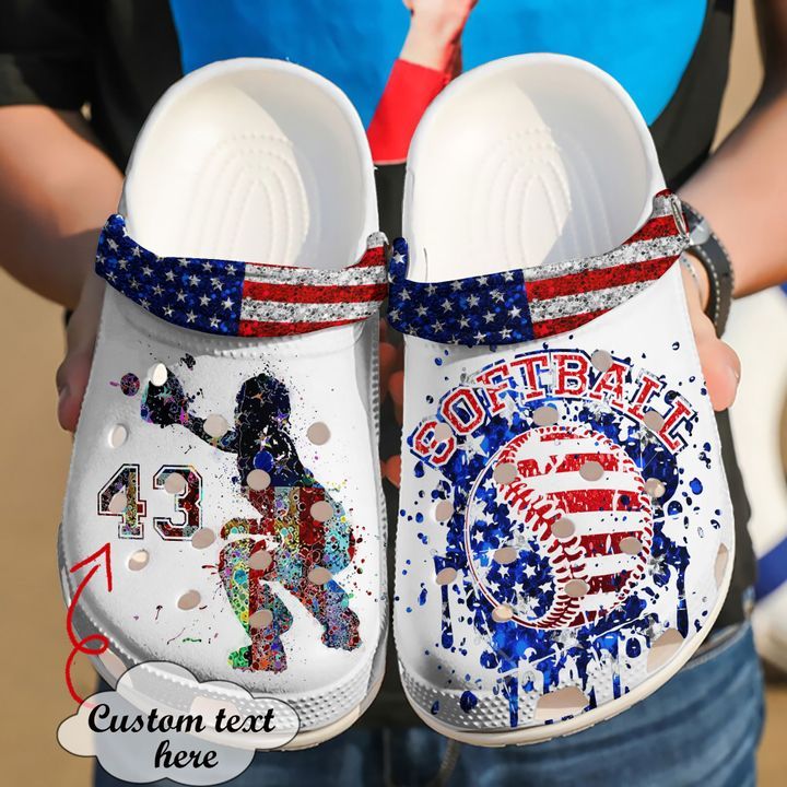 Softball Personalized Catcher Us Sku 2333 Crocs Crocband Clog Comfortable For Mens Womens Classic Clog Water Shoes Softball Personalized Catcher Us Sku 2333 Crocs Crocband Clog Comfortable For Mens Womens Classic Clog Water Shoes
