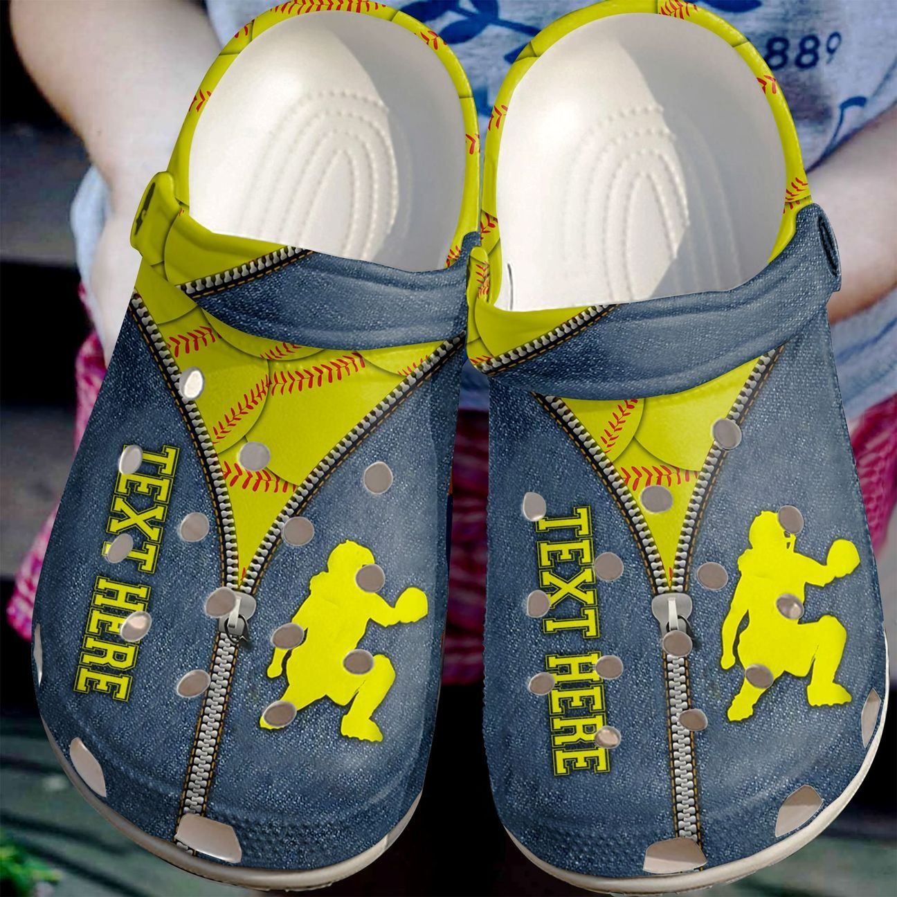 Softball Personalized Clog Custom Crocs Comfortablefashion Style Comfortable For Women Men Kid Print 3D Baller Softball Personalized Clog Custom Crocs Comfortablefashion Style Comfortable For Women Men Kid Print 3D Baller
