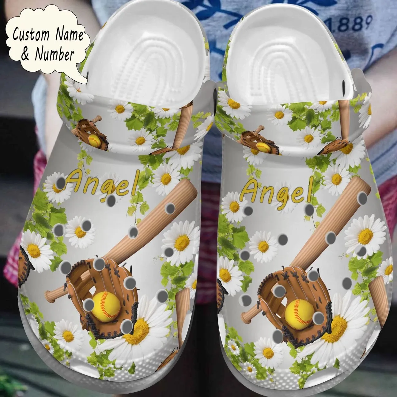 Softball Personalized Clog Custom Crocs Comfortablefashion Style Comfortable For Women Men Kid Print 3D Beautiful Player Softball Personalized Clog Custom Crocs Comfortablefashion Style Comfortable For Women Men Kid Print 3D Beautiful Player