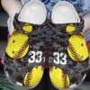 Softball Personalized Clog Custom Crocs Comfortablefashion Style Comfortable For Women Men Kid Print 3D Camo Softball