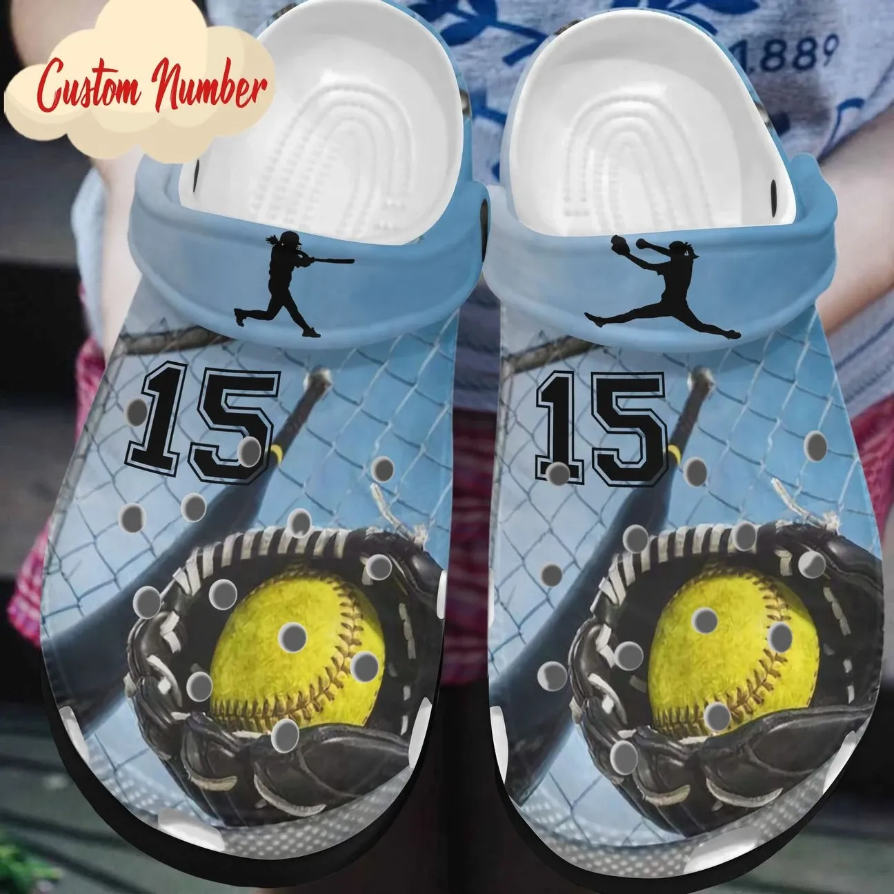 Softball Personalized Clog Custom Crocs Comfortablefashion Style Comfortable For Women Men Kid Print 3D Cool Player Softball Personalized Clog Custom Crocs Comfortablefashion Style Comfortable For Women Men Kid Print 3D Cool Player