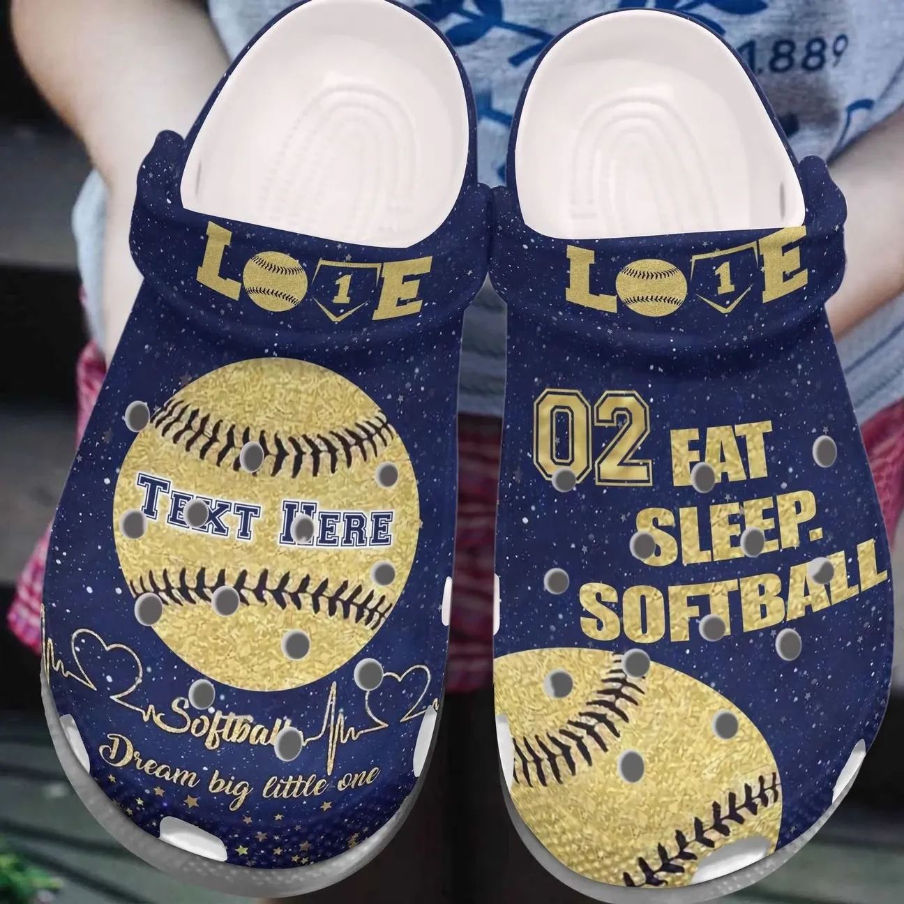 Softball Personalized Clog Custom Crocs Comfortablefashion Style Comfortable For Women Men Kid Print 3D Eat Sleep Softball 3 Softball Personalized Clog Custom Crocs Comfortablefashion Style Comfortable For Women Men Kid Print 3D Eat Sleep Softball 3