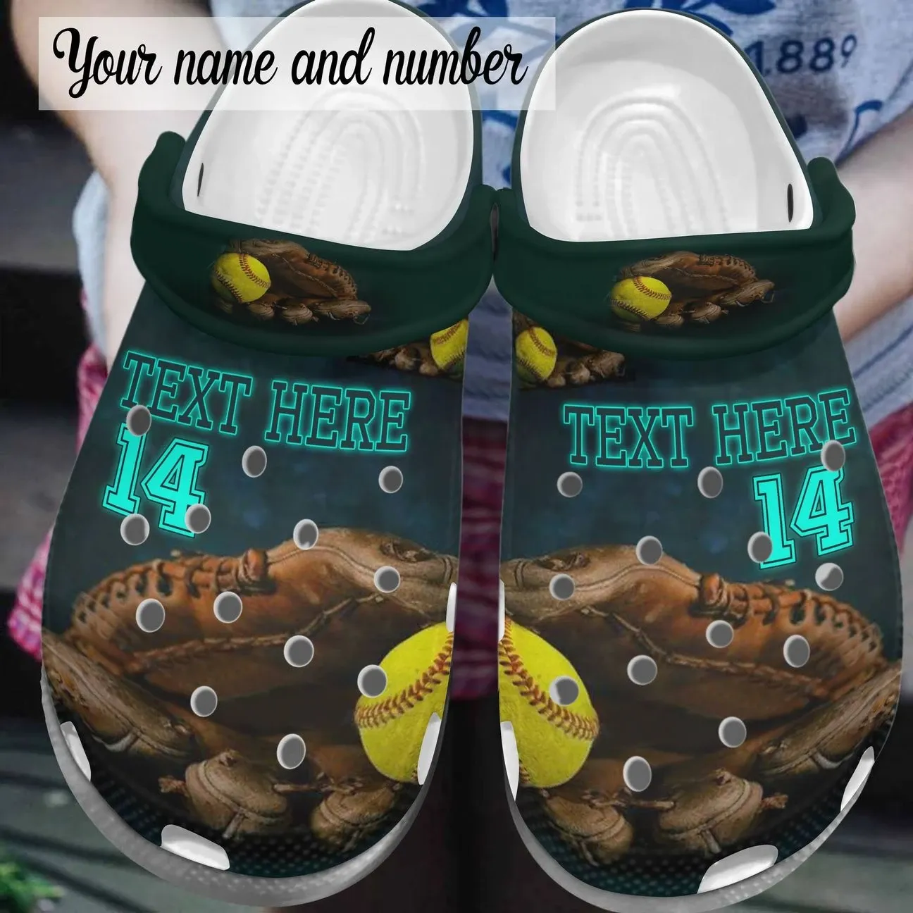 Softball Personalized Clog Custom Crocs Comfortablefashion Style Comfortable For Women Men Kid Print 3D Glove Softball Personalized Clog Custom Crocs Comfortablefashion Style Comfortable For Women Men Kid Print 3D Glove