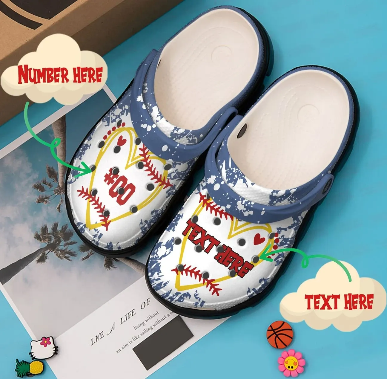 Softball Personalized Clog Custom Crocs Comfortablefashion Style Comfortable For Women Men Kid Print 3D Heart Softball Softball Personalized Clog Custom Crocs Comfortablefashion Style Comfortable For Women Men Kid Print 3D Heart Softball