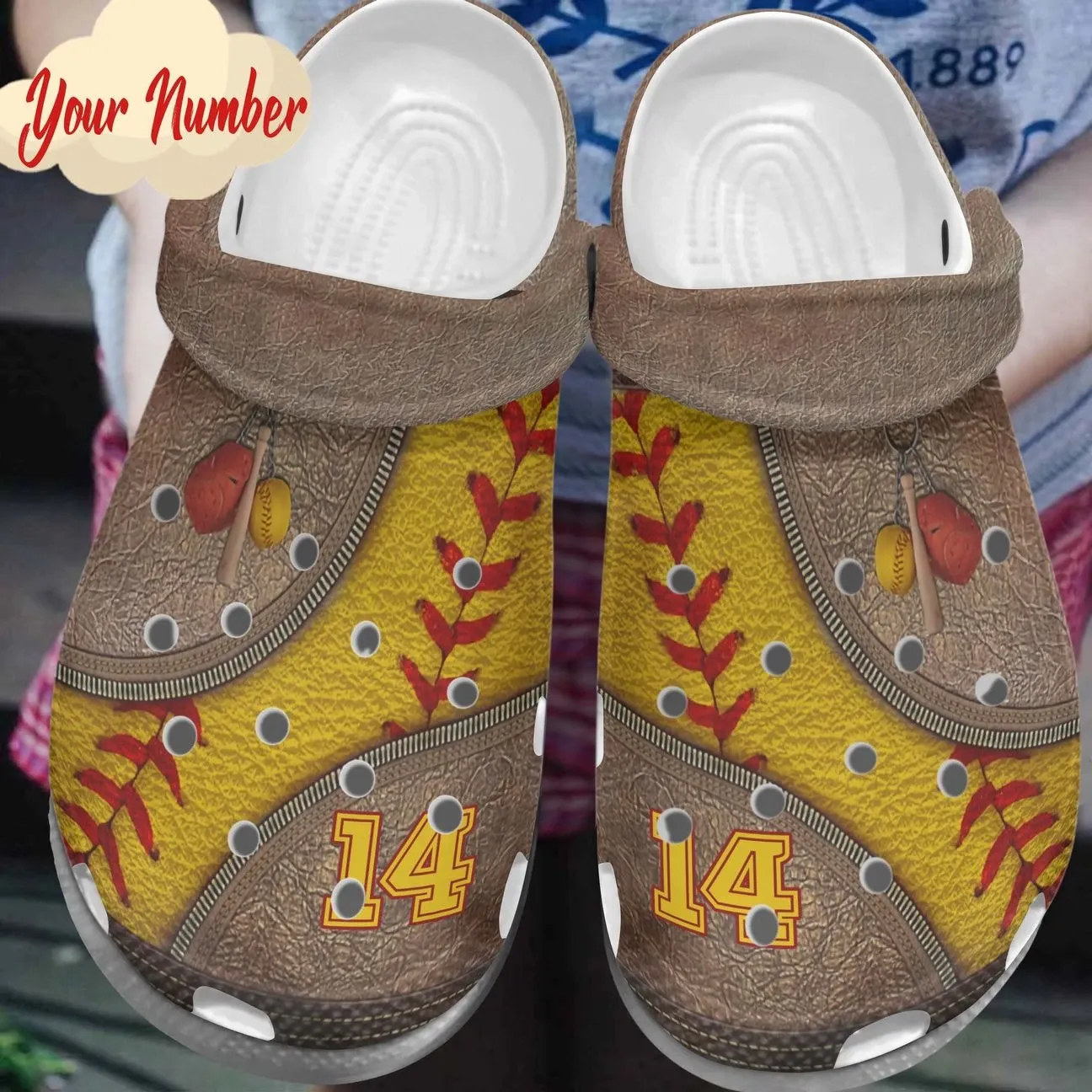 Softball Personalized Clog Custom Crocs Comfortablefashion Style Comfortable For Women Men Kid Print 3D Leather Design Softball Personalized Clog Custom Crocs Comfortablefashion Style Comfortable For Women Men Kid Print 3D Leather Design