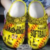 Softball Personalized Clog Custom Crocs Comfortablefashion Style Comfortable For Women Men Kid Print 3D Let’S Hit