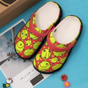 Softball Personalized Clog Custom Crocs Comfortablefashion Style Comfortable For Women Men Kid Print 3D Passion