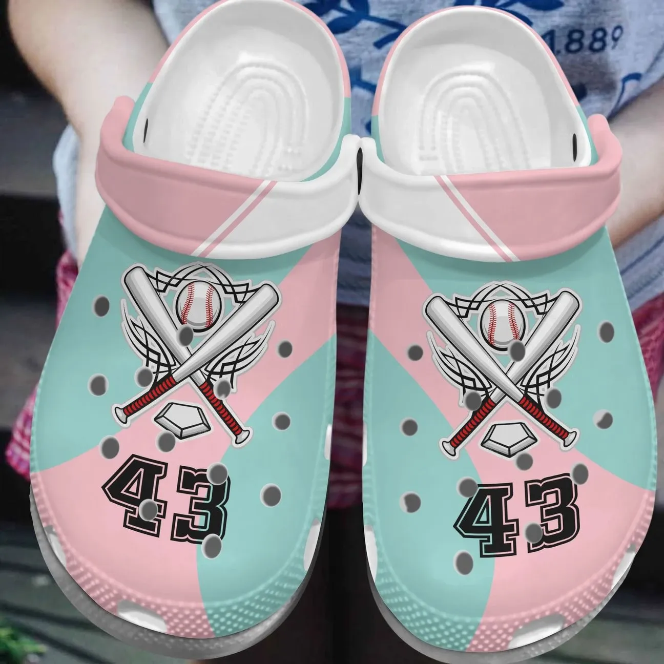 Softball Personalized Clog Custom Crocs Comfortablefashion Style Comfortable For Women Men Kid Print 3D Pastel Pink Softball Personalized Clog Custom Crocs Comfortablefashion Style Comfortable For Women Men Kid Print 3D Pastel Pink