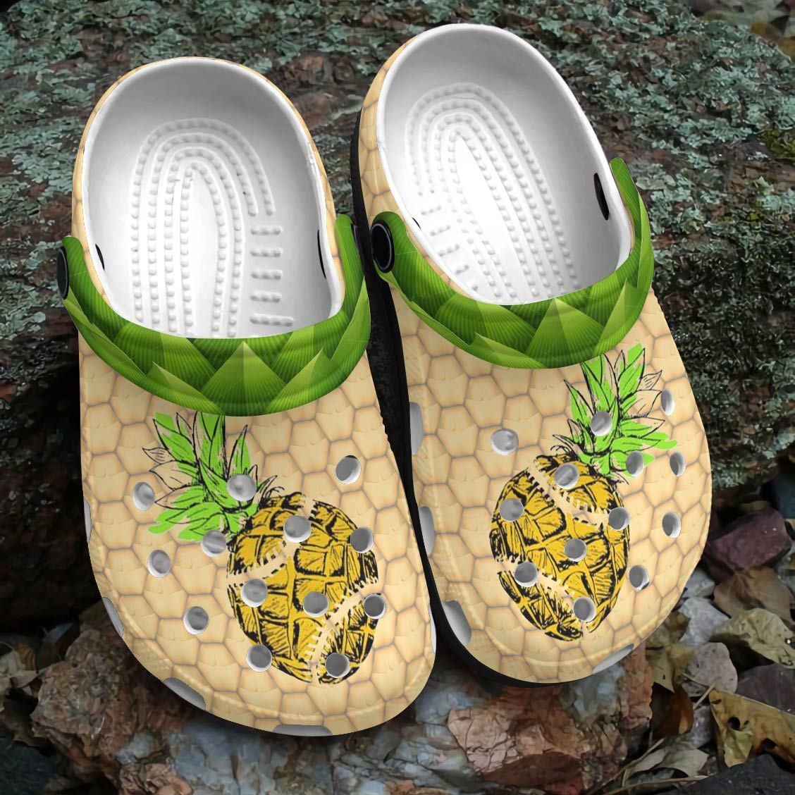 Softball Personalized Clog Custom Crocs Comfortablefashion Style Comfortable For Women Men Kid Print 3D Pineapple Softball Personalized Clog Custom Crocs Comfortablefashion Style Comfortable For Women Men Kid Print 3D Pineapple
