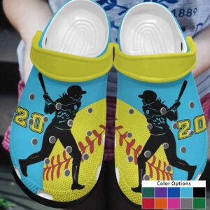 Softball Personalized Clog Custom Crocs Comfortablefashion Style Comfortable For Women Men Kid Print 3D Softball Is My Life 4