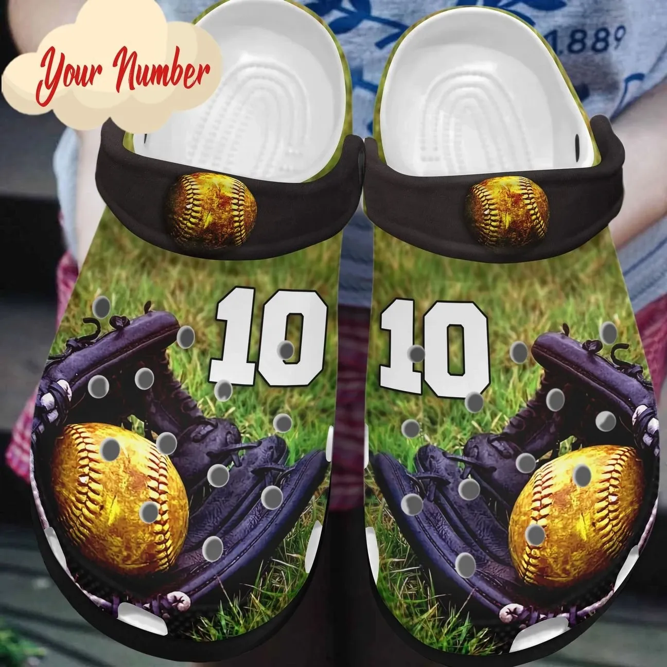 Softball Personalized Clog Custom Crocs Comfortablefashion Style Comfortable For Women Men Kid Print 3D Softball Player Softball Personalized Clog Custom Crocs Comfortablefashion Style Comfortable For Women Men Kid Print 3D Softball Player