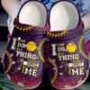 Softball Personalized Clog Custom Crocs Comfortablefashion Style Comfortable For Women Men Kid Print 3D Strong Girl