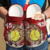 Softball Personalized Colorful Sku 2300 Crocs Crocband Clog Comfortable For Mens Womens Classic Clog Water Shoes