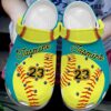 Softball Personalized Crocs Clog Classic Clog Softball Is In My Heart Shoes
